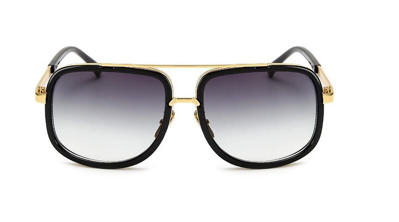 Unisex Designer Flat Top Sunglasses