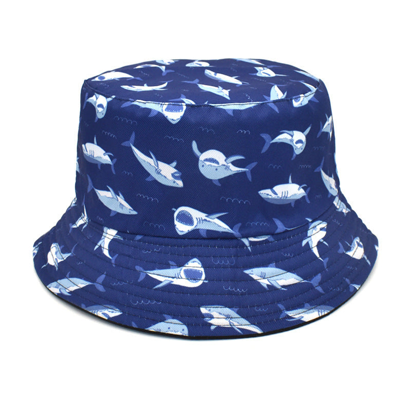 Double-Sided Printed Fisherman Hat