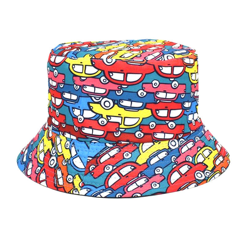 Double-Sided Printed Fisherman Hat