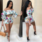 Sexy Pile Sleeve Two-Piece Sets