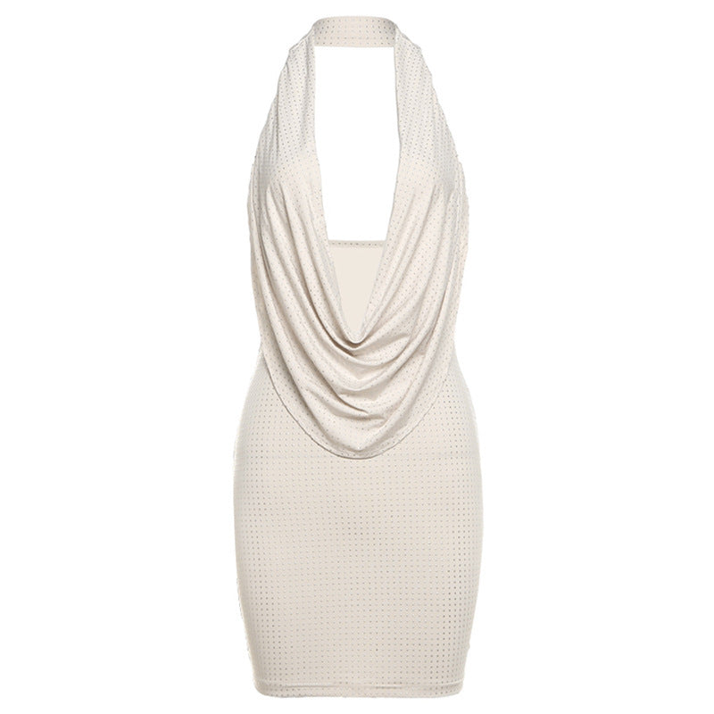 Sexy Halter Backless Sheath Dress