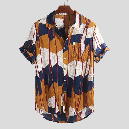 Drip Stripe Button Ups