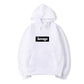Hip-Hop Letter Graphic Pullover Hoodie
