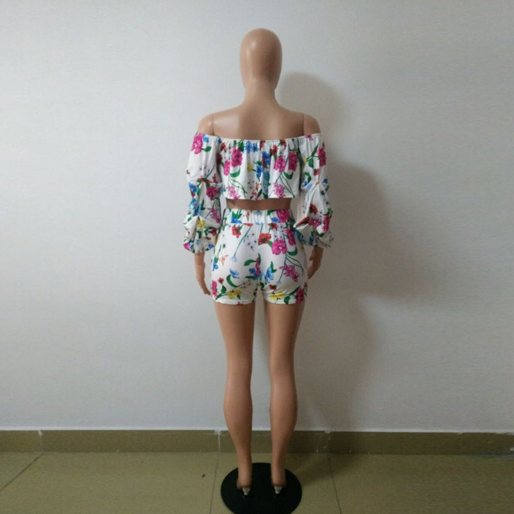 Sexy Pile Sleeve Two-Piece Sets