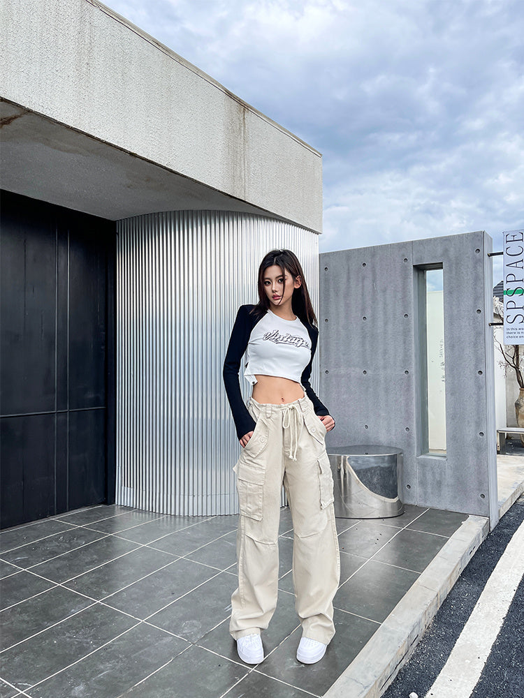 High Waist Wide Leg Trousers