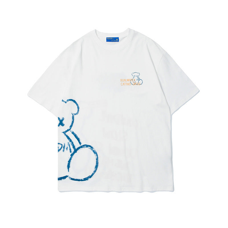 Harajuku Style Graffiti Bear T-Shirt