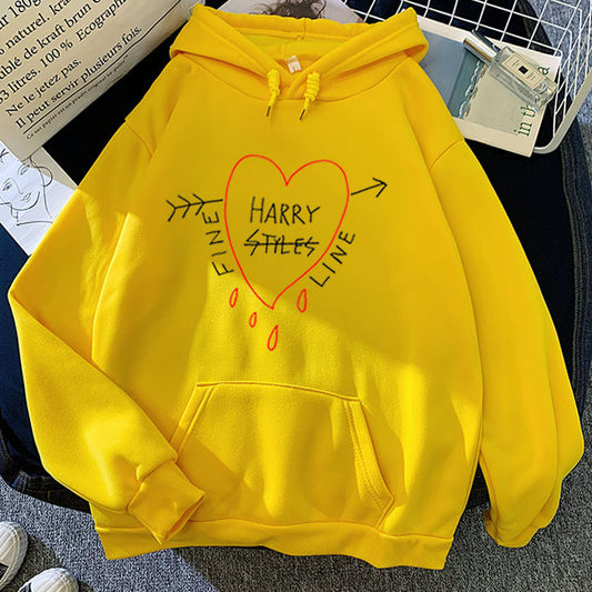 Harry Styles Print Hoodie in Candy Colors