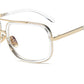 Unisex Designer Flat Top Sunglasses