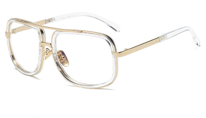 Unisex Designer Flat Top Sunglasses