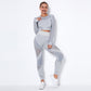 Seamless Long Sleeve Yoga Set