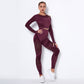 Seamless Long Sleeve Yoga Set