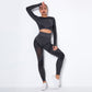 Seamless Long Sleeve Yoga Set