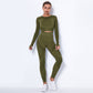 Seamless Long Sleeve Yoga Set