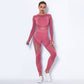 Seamless Long Sleeve Yoga Set