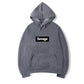 Hip-Hop Letter Graphic Pullover Hoodie