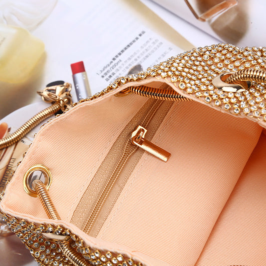 Crystal & Satin Evening Clutch Bags