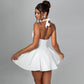 Women’s Sexy Deep V-Neck Halter Party Dress
