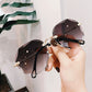 Women’s Rimless Polygon Sunglasses
