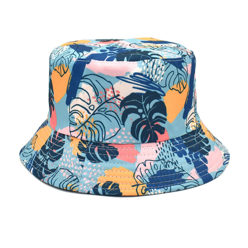 Double-Sided Printed Fisherman Hat