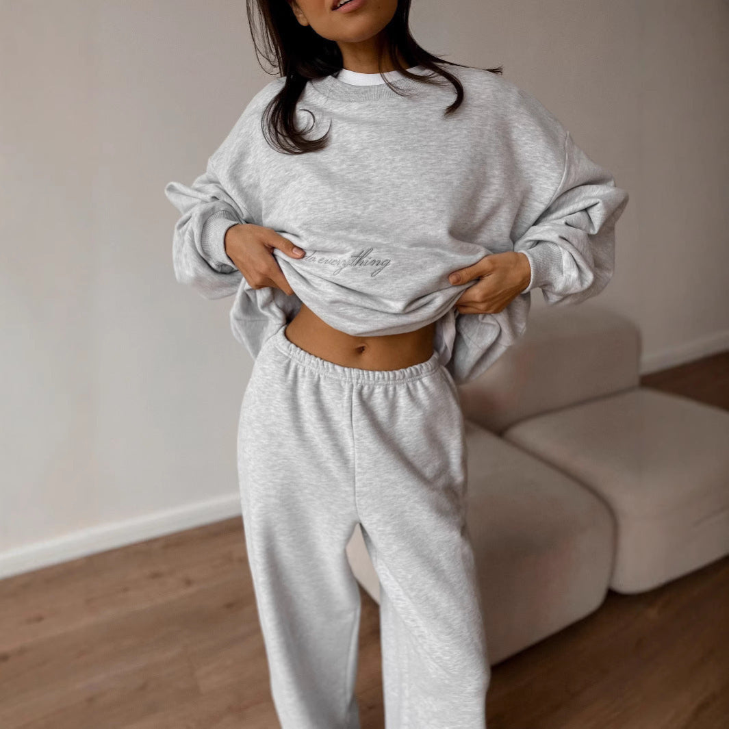 Casual Printed Sweater Sets