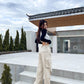 High Waist Wide Leg Trousers