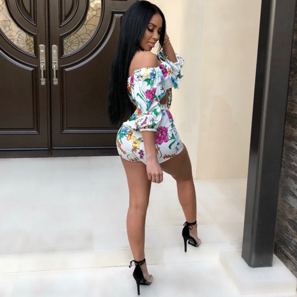 Sexy Pile Sleeve Two-Piece Sets