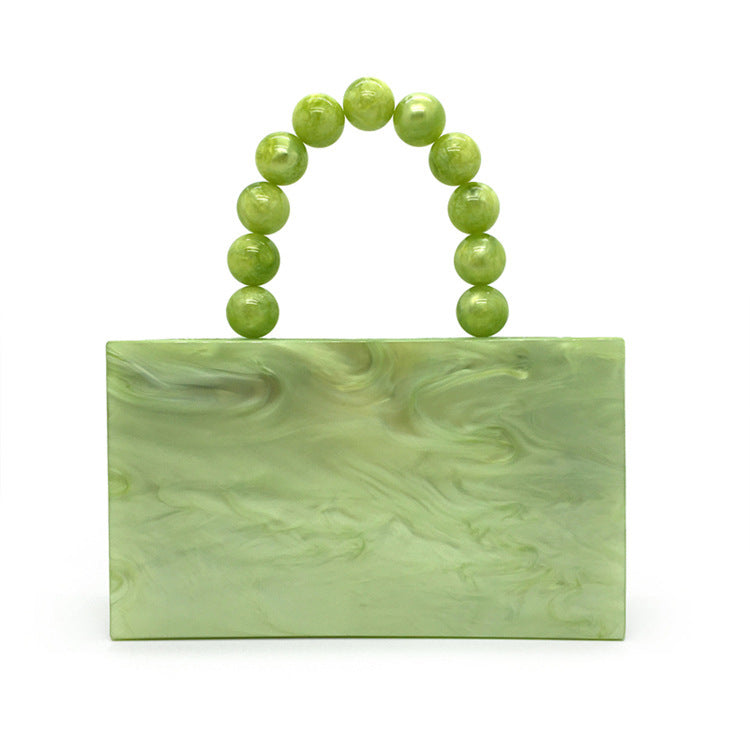 Green Acrylic Evening Bag
