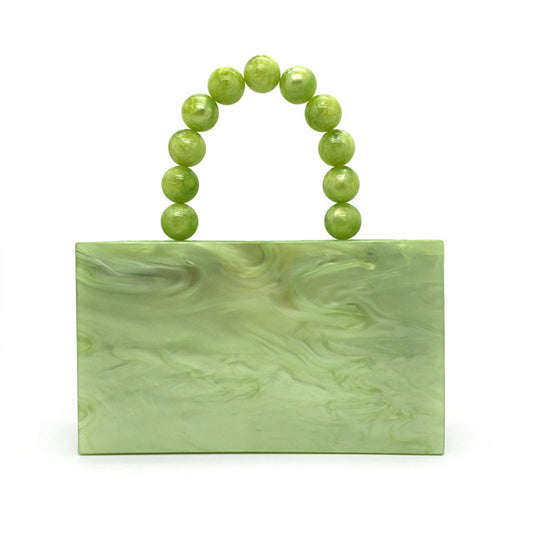 Green Acrylic Evening Bag