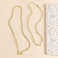 Geometric Paperclip Choker – Double Layer Necklace