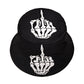 Skull & Finger Graphic Bucket Hat