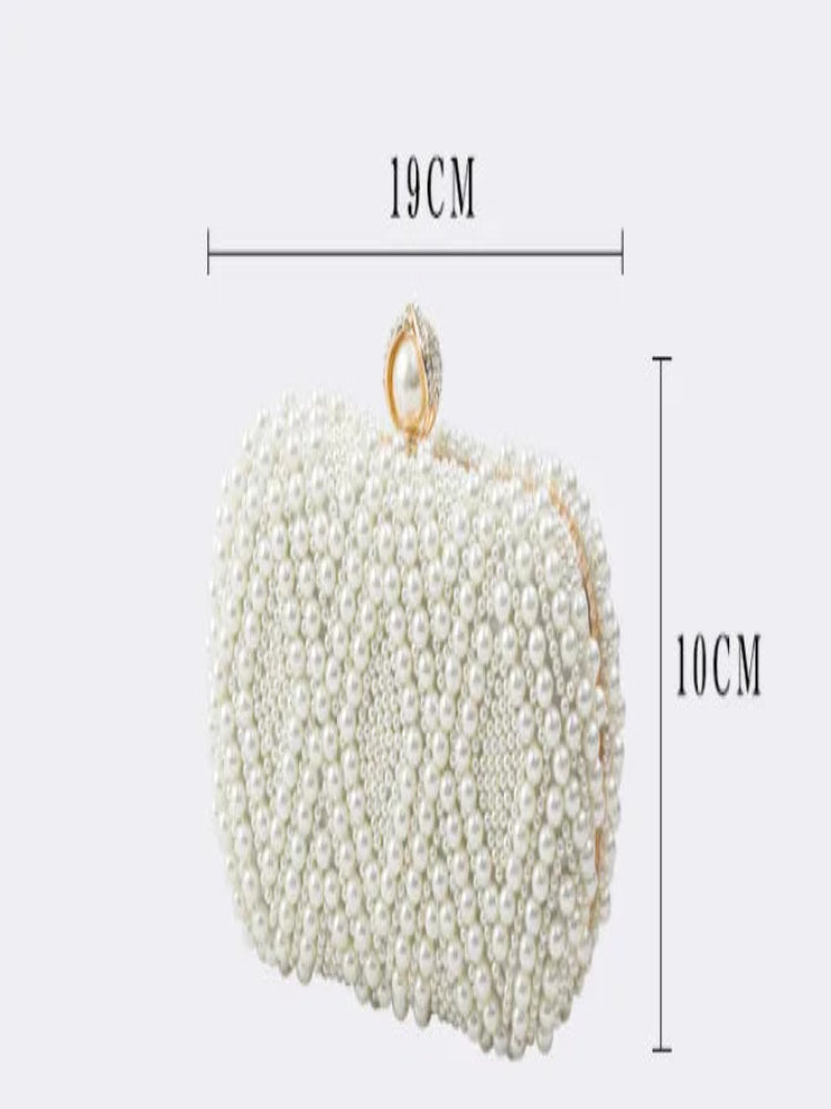 Pearl Clutch for Weddings & Parties