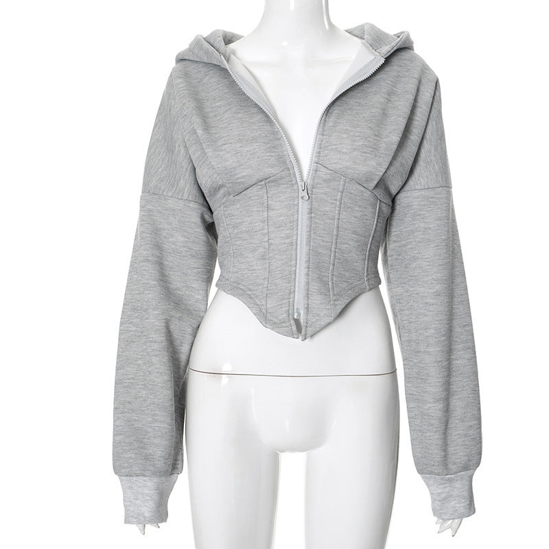 Zipper Hoodie Cardigan Jacket