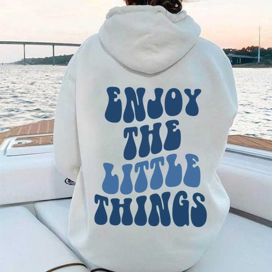 Oversized Hoodie with Statement Text
