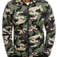 Camouflage Cardigan Hoodies