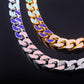 Multicolor Diamond Hip-Hop Chain
