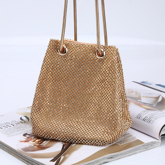 Crystal & Satin Evening Clutch Bags