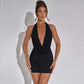 Sexy Halter Backless Sheath Dress