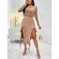 Women’s 2-Piece Crop Top & Skirt Set