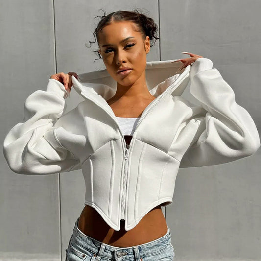 Zipper Hoodie Cardigan Jacket