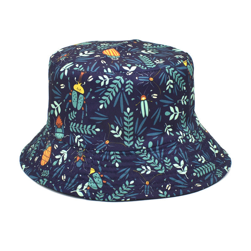 Double-Sided Printed Fisherman Hat