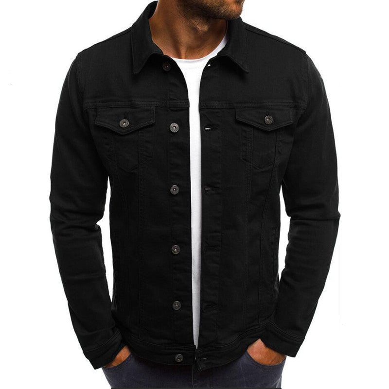 Men’s Casual Denim Shirt Jacket