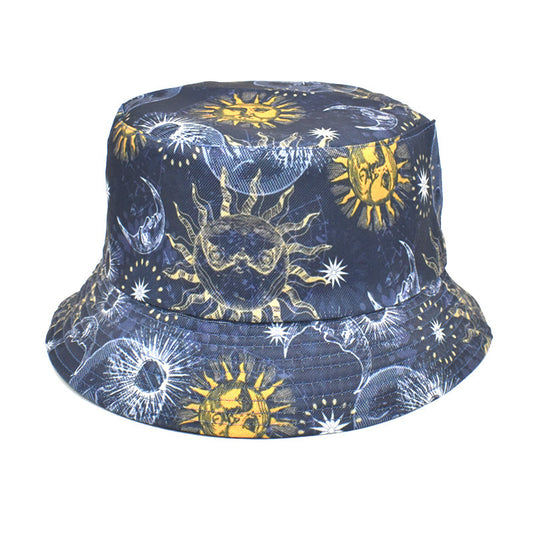 Double-Sided Printed Fisherman Hat