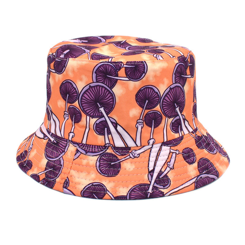 Double-Sided Printed Fisherman Hat