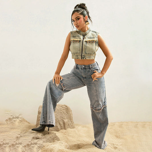 Y2K Baggy Wide Leg Jeans