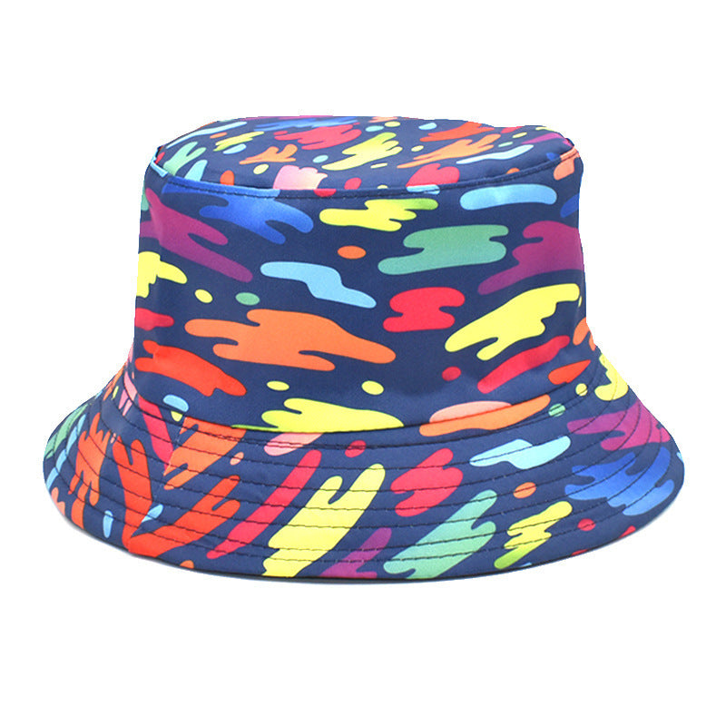 Double-Sided Printed Fisherman Hat