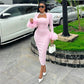 Sweet Square Collar Feather Dress