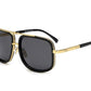 Unisex Designer Flat Top Sunglasses