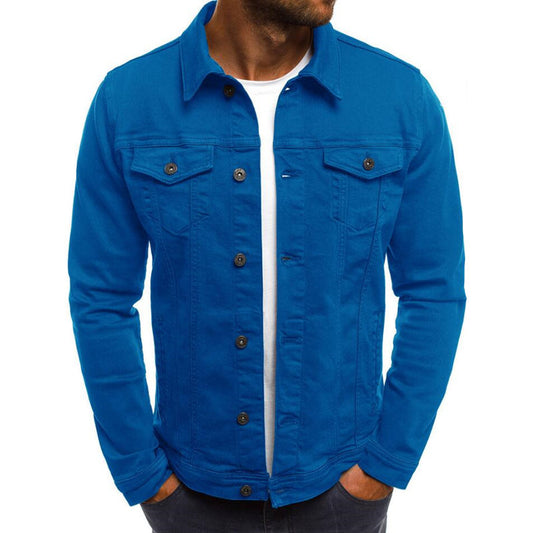 Men’s Casual Denim Shirt Jacket