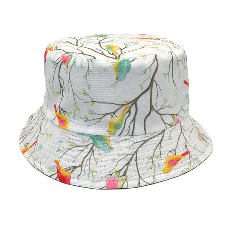 Double-Sided Printed Fisherman Hat