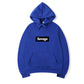 Hip-Hop Letter Graphic Pullover Hoodie
